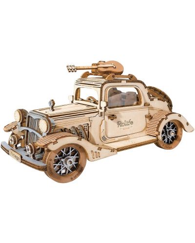 Drvena 3D slagalica Robo Time od 164 dijela - Vintage auto - 1